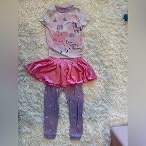 Peppa Pig Lavender and White Top
